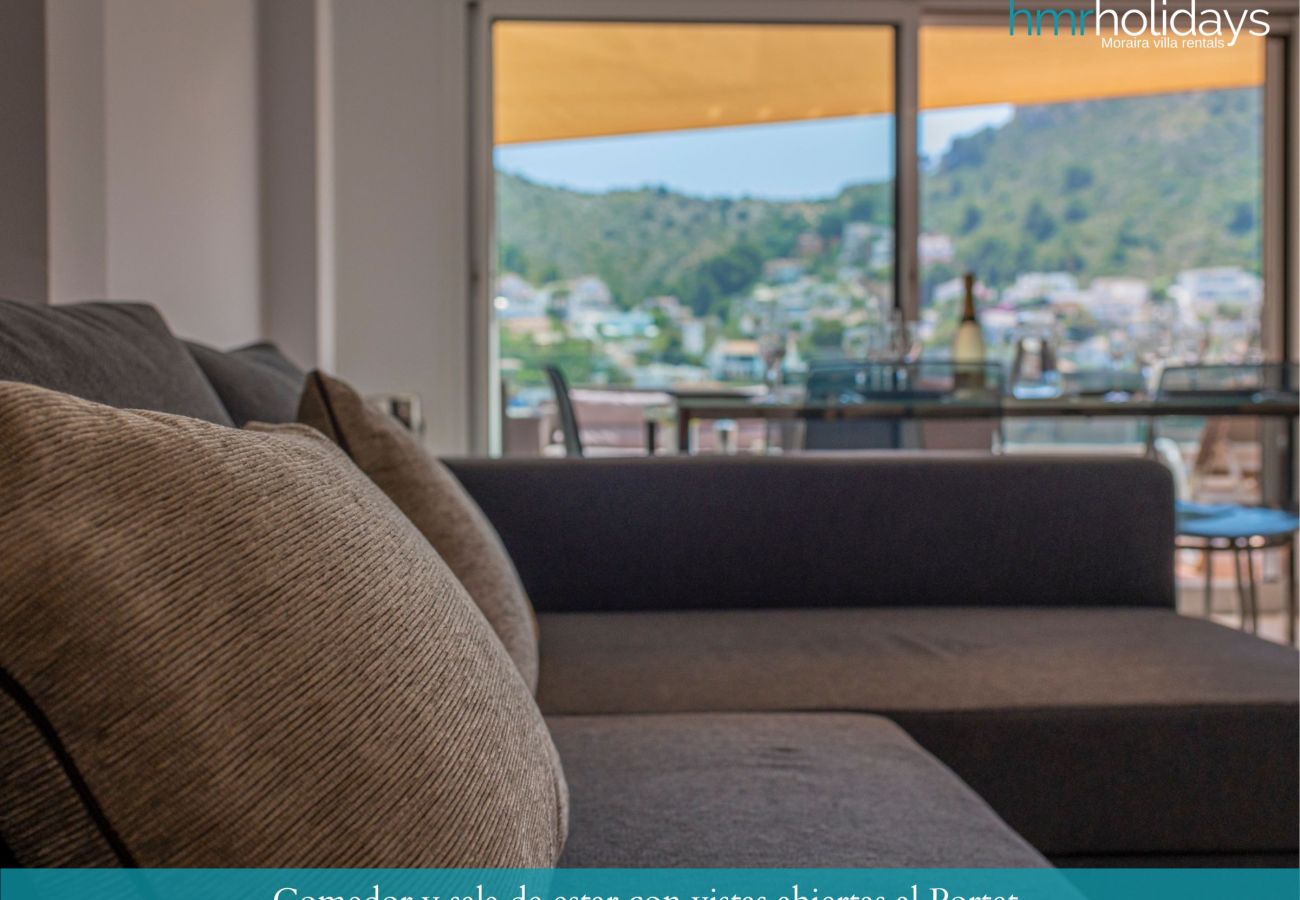 Ferienwohnung in Moraira - Penthouse Guatipiti