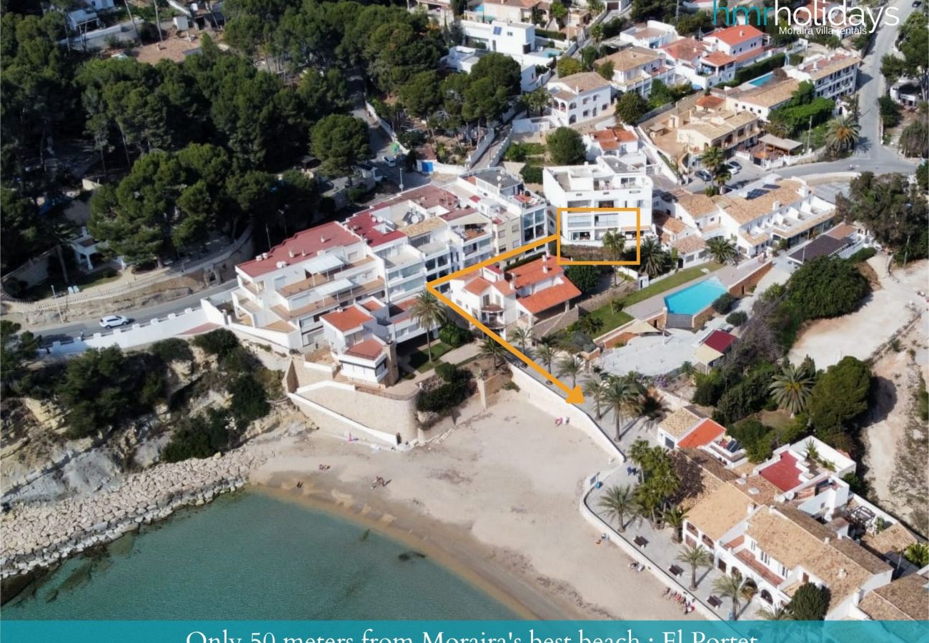 Ferienwohnung in Moraira - Ap. Bella Portet