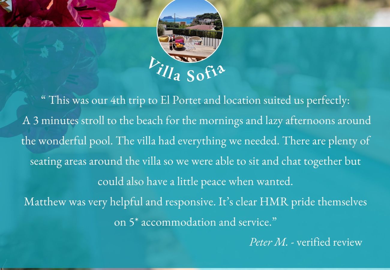 Villa in Moraira - Villa Sofia Portet