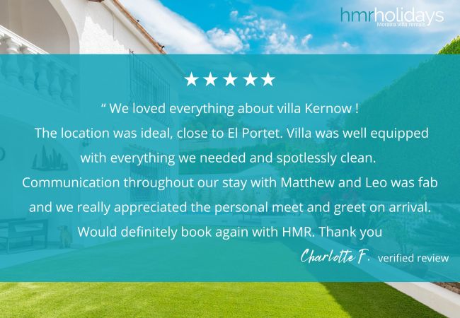 Villa in Moraira - Villa Kernow Villa in Moraira - Villa Kernow