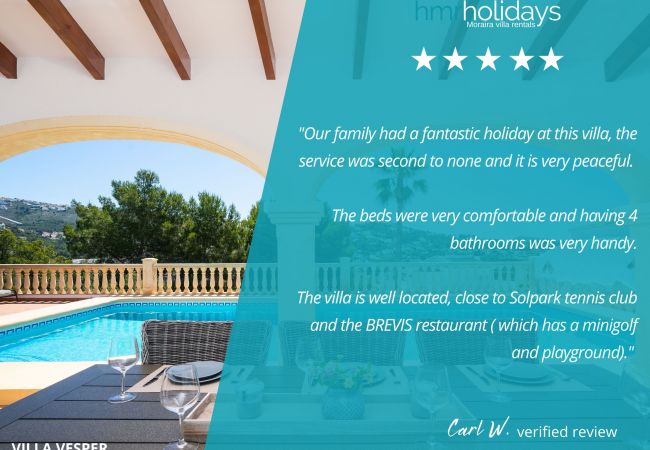 Villa à Moraira - Villa Vesper Villa à Moraira - Villa Vesper