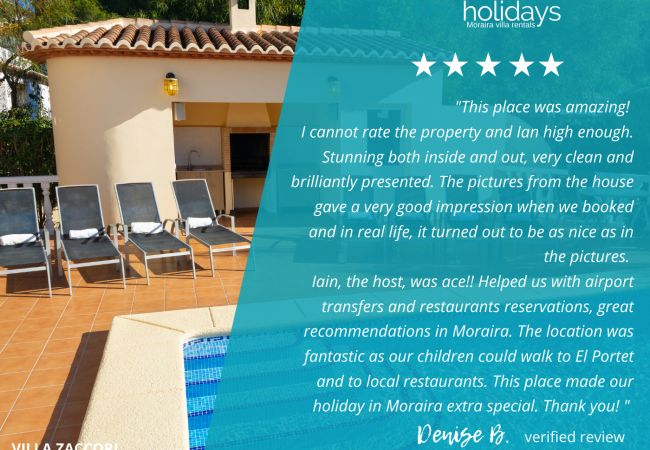 Villa in Moraira - Villa Zaccori Villa in Moraira - Villa Zaccori